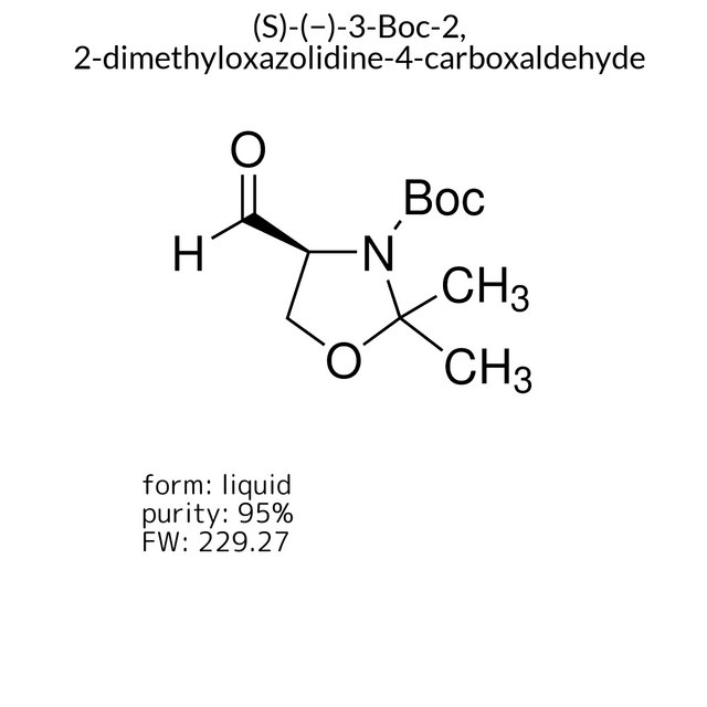 (S)-(?)-3-Boc-2,2-dimethyloxazolidine-4-carboxaldehyde