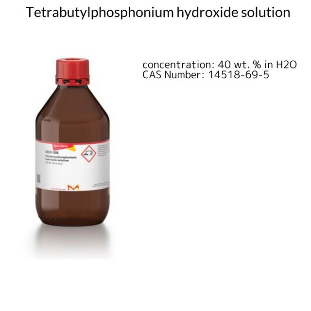 Tetrabutylphosphonium hydroxide solution