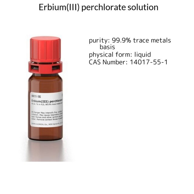 Erbium(III) perchlorate solution
