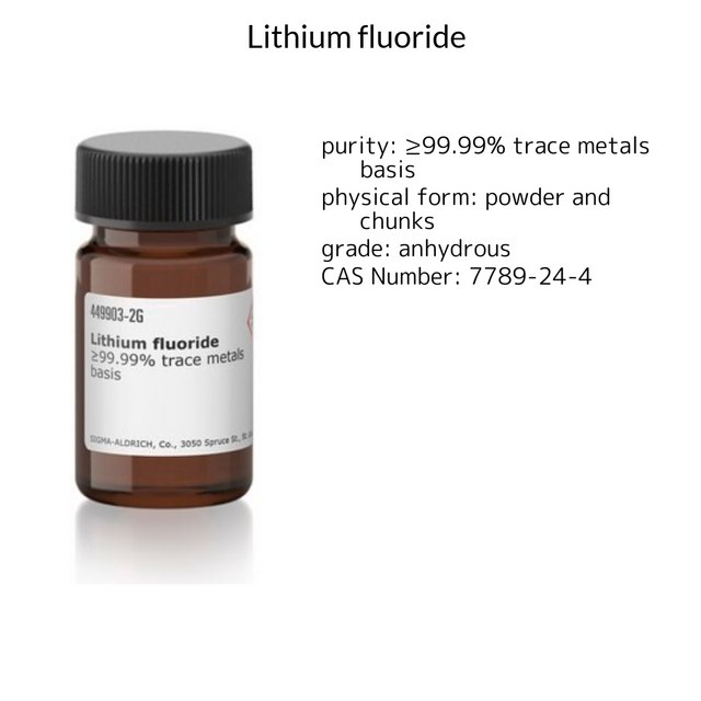 Lithium fluoride