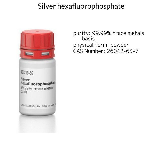 Silver hexafluorophosphate