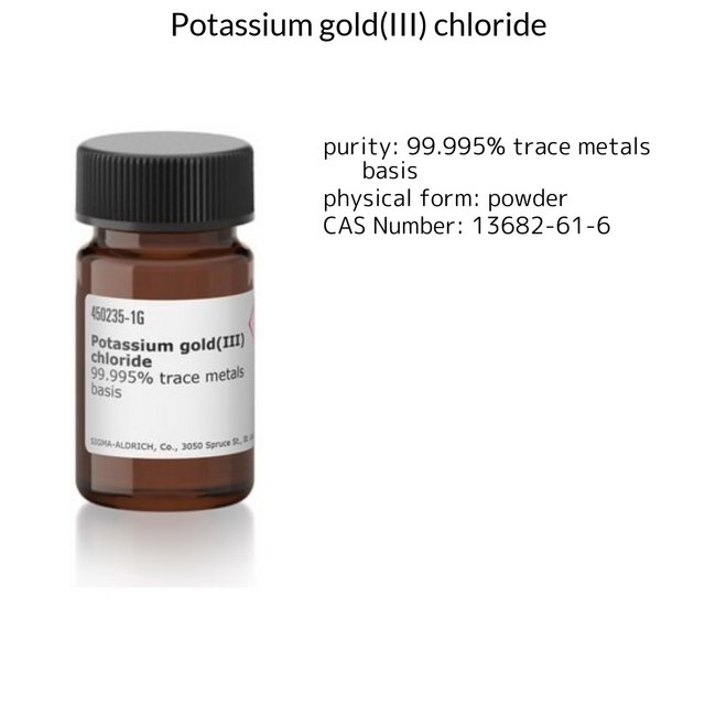 Potassium gold(III) chloride