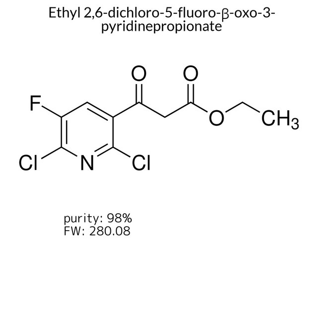 Ethyl 2,6-dichloro-5-fluoro-?-oxo-3-pyridinepropionate