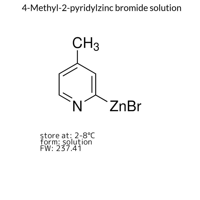 4-Methyl-2-pyridylzinc bromide solution