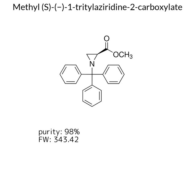 Methyl (S)-(?)-1-tritylaziridine-2-carboxylate