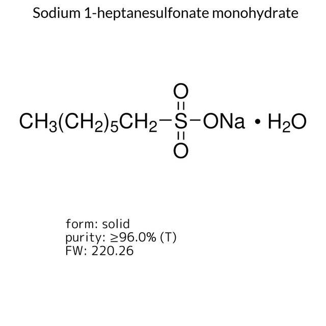 Sodium 1-heptanesulfonate monohydrate
