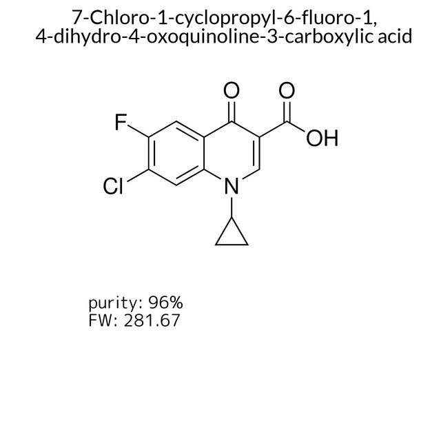 7-Chloro-1-cyclopropyl-6-fluoro-1,4-dihydro-4-oxoquinoline-3-carboxylic acid
