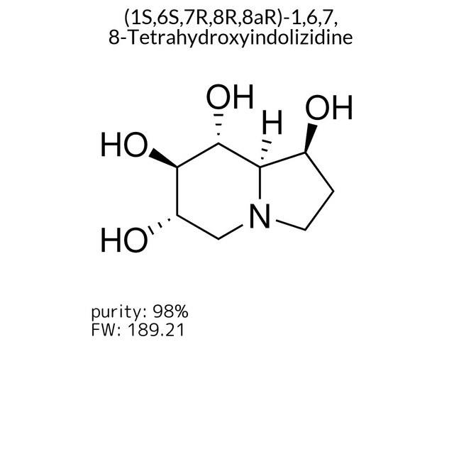 (1S,6S,7R,8R,8aR)-1,6,7,8-Tetrahydroxyindolizidine