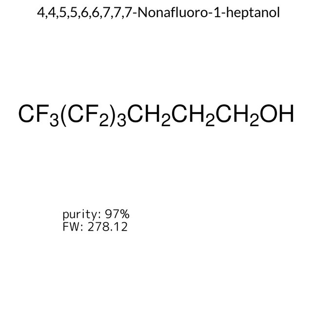 4,4,5,5,6,6,7,7,7-Nonafluoro-1-heptanol