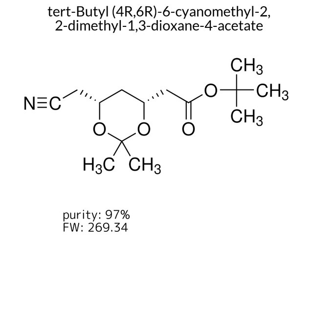 tert-Butyl (4R,6R)-6-cyanomethyl-2,2-dimethyl-1,3-dioxane-4-acetate