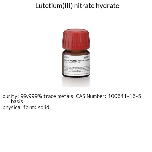 Lutetium(III) nitrate hydrate