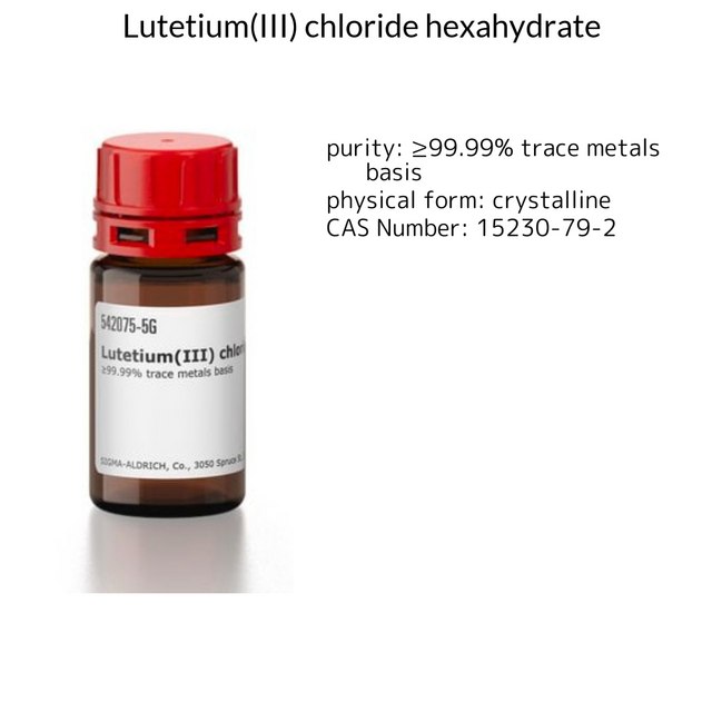 Lutetium(III) chloride hexahydrate