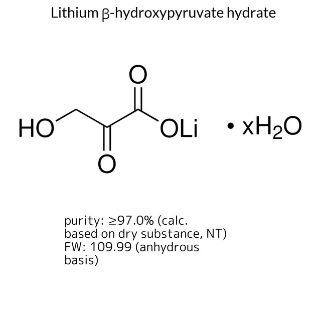 Lithium ?-hydroxypyruvate hydrate