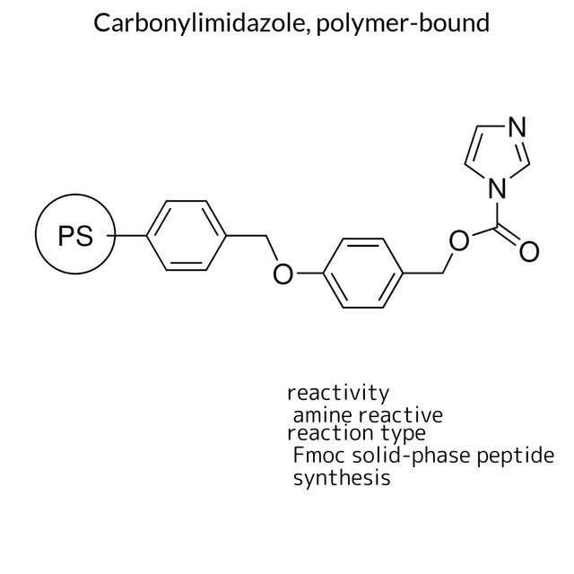 Carbonylimidazole, polymer-bound
