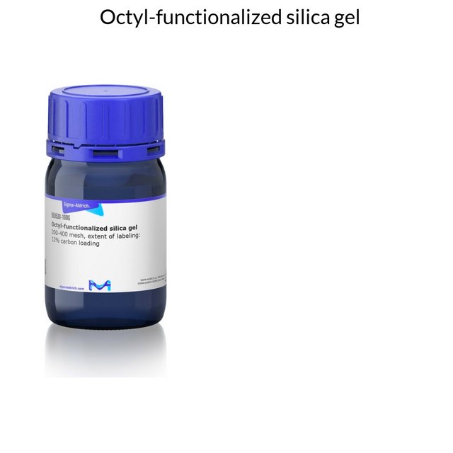 Octyl-functionalized silica gel