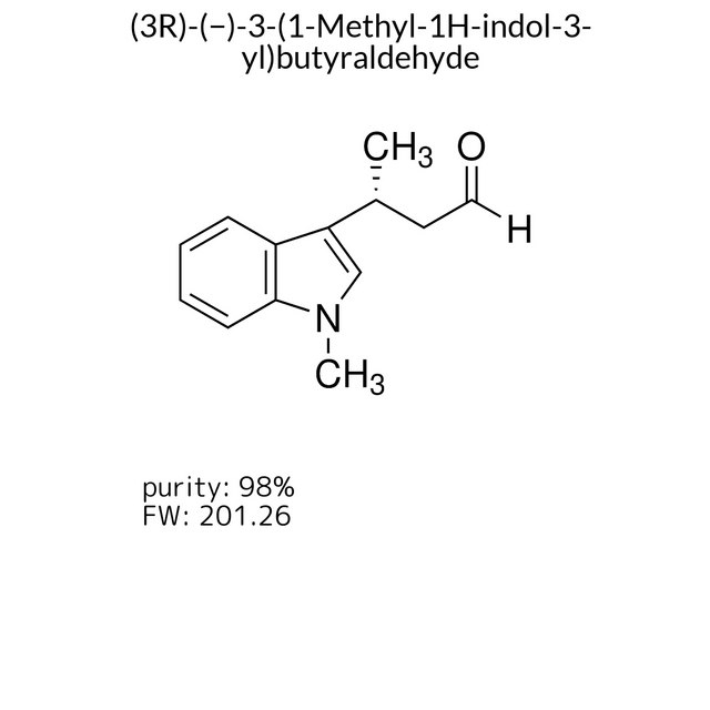 (3R)-(?)-3-(1-Methyl-1H-indol-3-yl)butyraldehyde