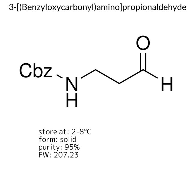 3-[(Benzyloxycarbonyl)amino]propionaldehyde