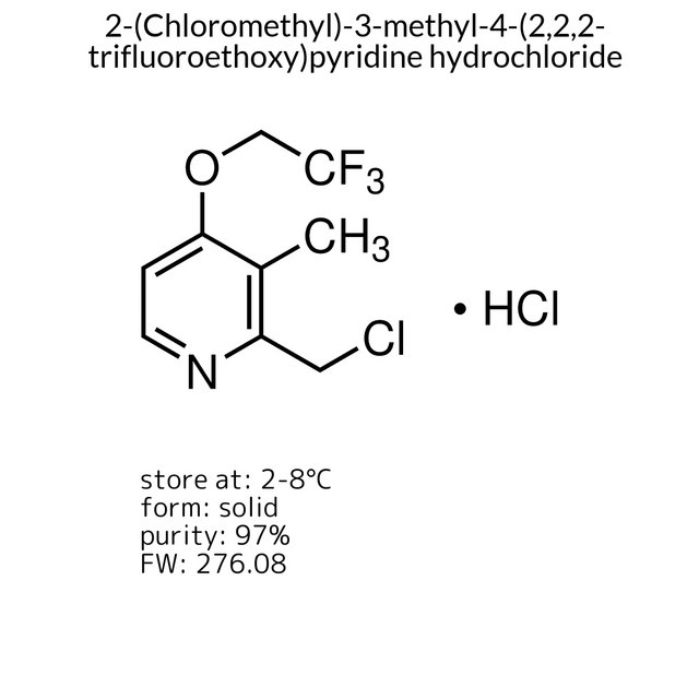 2-(Chloromethyl)-3-methyl-4-(2,2,2-trifluoroethoxy)pyridine hydrochloride