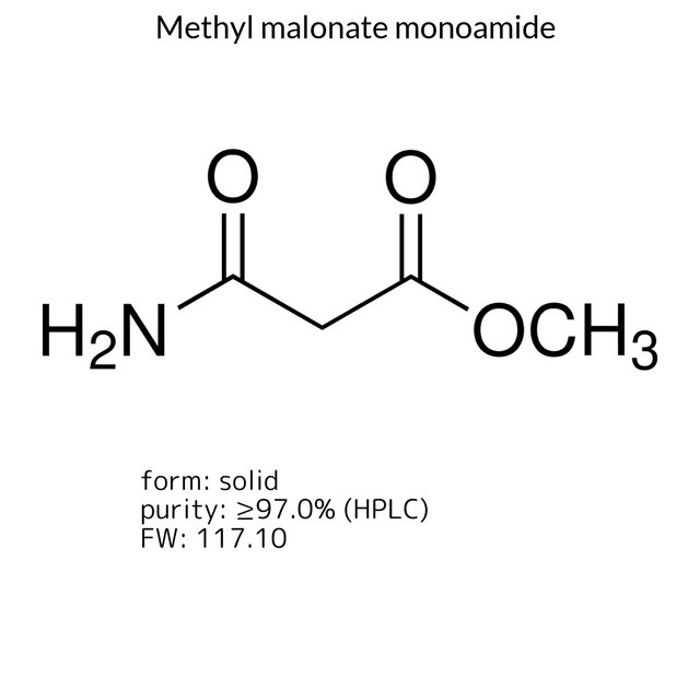 Methyl malonate monoamide