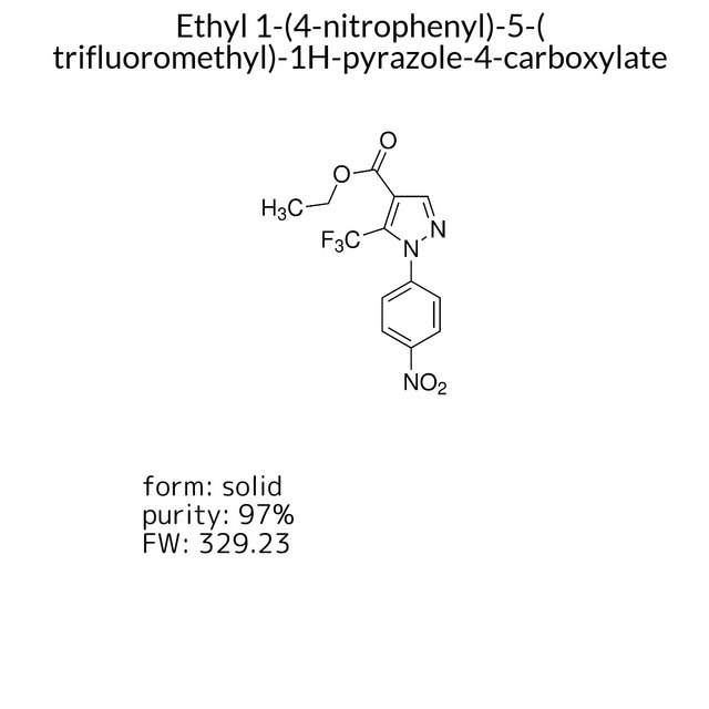 Ethyl 1-(4-nitrophenyl)-5-(trifluoromethyl)-1H-pyrazole-4-carboxylate