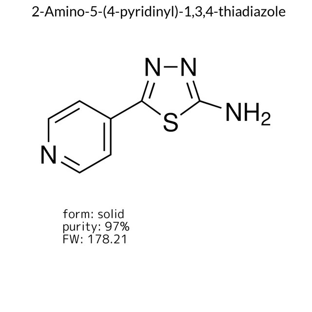 2-Amino-5-(4-pyridinyl)-1,3,4-thiadiazole