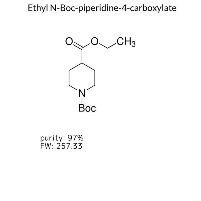 Ethyl N-Boc-piperidine-4-carboxylate