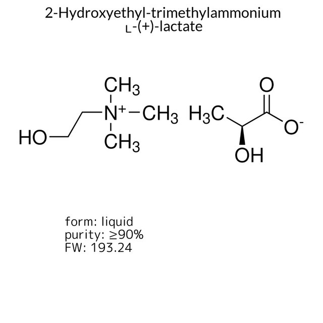 2-Hydroxyethyl-trimethylammonium ?-(+)-lactate