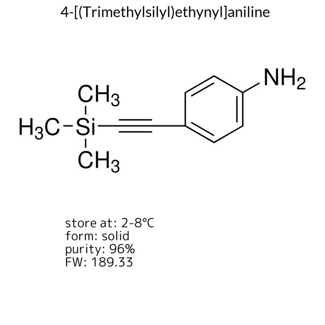 4-[(Trimethylsilyl)ethynyl]aniline