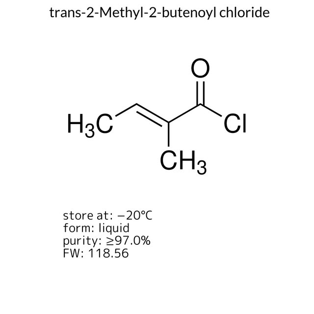 trans-2-Methyl-2-butenoyl chloride