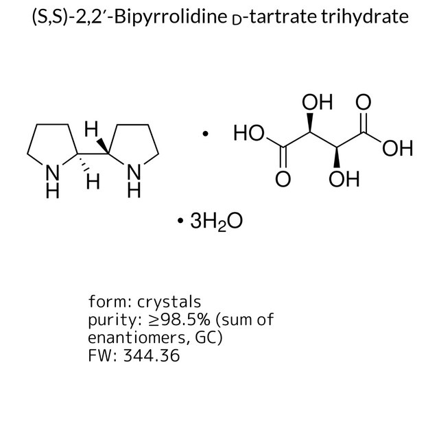 (S,S)-2,2?-Bipyrrolidine ?-tartrate trihydrate