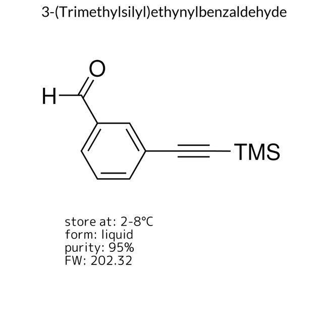 3-(Trimethylsilyl)ethynylbenzaldehyde