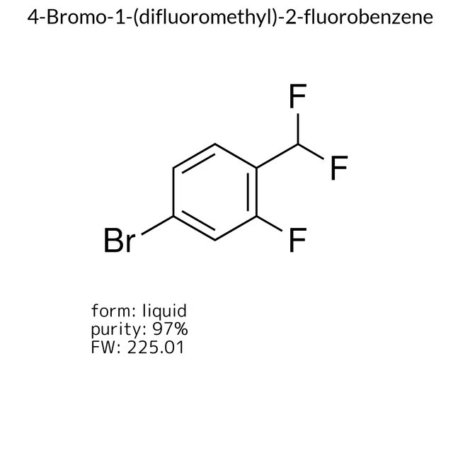 4-Bromo-1-(difluoromethyl)-2-fluorobenzene