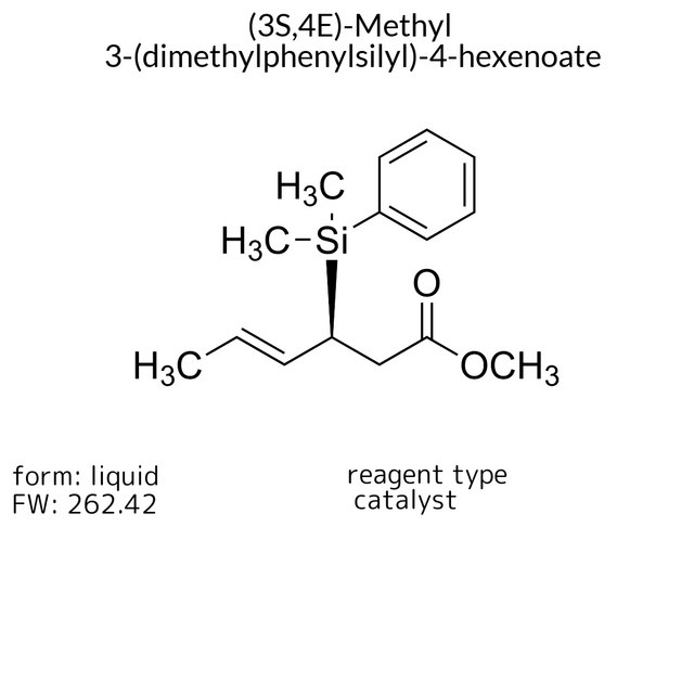 (3S,4E)-Methyl 3-(dimethylphenylsilyl)-4-hexenoate