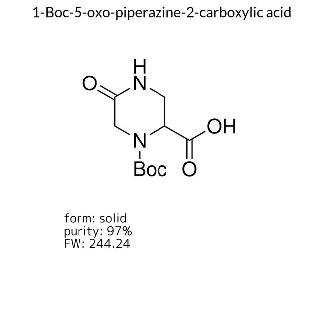 1-Boc-5-oxo-piperazine-2-carboxylic acid