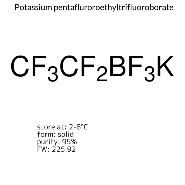 Potassium pentafluroroethyltrifluoroborate