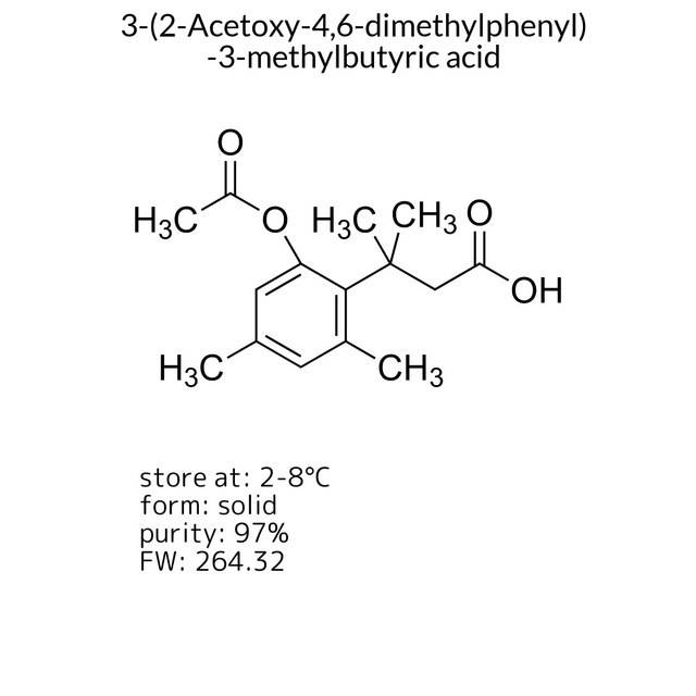 3-(2-Acetoxy-4,6-dimethylphenyl)-3-methylbutyric acid