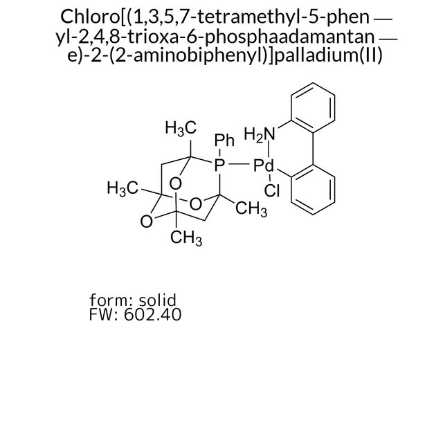 Chloro[(1,3,5,7-tetramethyl-5-phenyl-2,4,8-trioxa-6-phosphaadamantane)-2-(2-aminobiphenyl)]palladium(II)