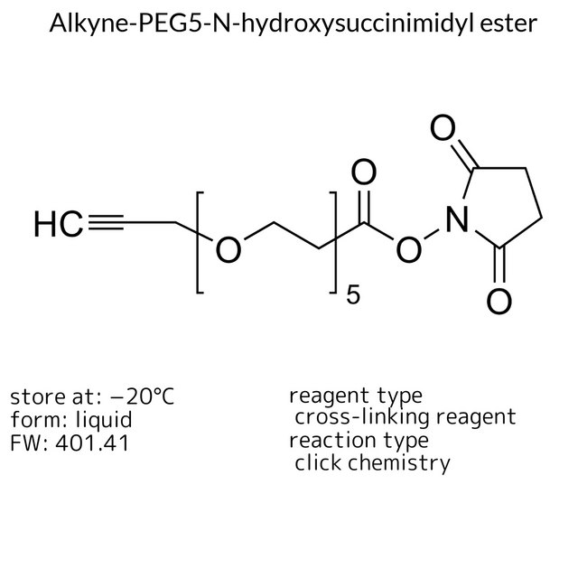 Alkyne-PEG5-N-hydroxysuccinimidyl ester