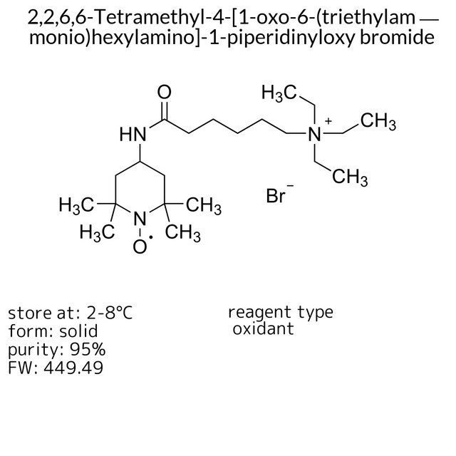2,2,6,6-Tetramethyl-4-[1-oxo-6-(triethylammonio)hexylamino]-1-piperidinyloxy bromide