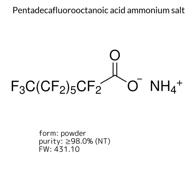 Pentadecafluorooctanoic acid ammonium salt