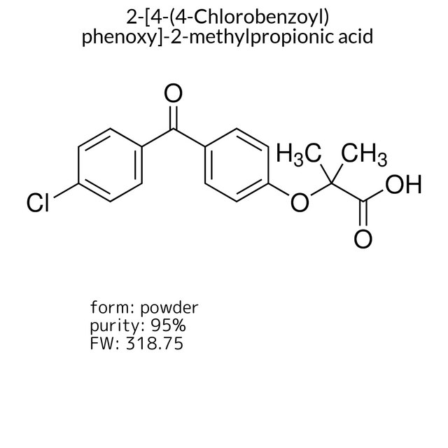 2-[4-(4-Chlorobenzoyl)phenoxy]-2-methylpropionic acid