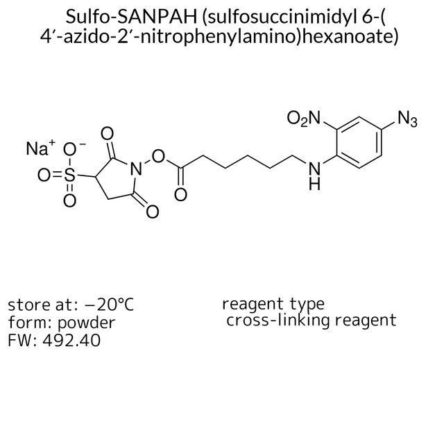 Sulfo-SANPAH (sulfosuccinimidyl 6-(4?-azido-2?-nitrophenylamino)hexanoate)