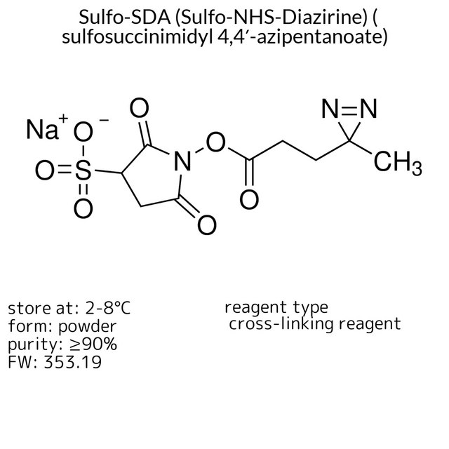 Sulfo-SDA (Sulfo-NHS-Diazirine) (sulfosuccinimidyl 4,4?-azipentanoate)