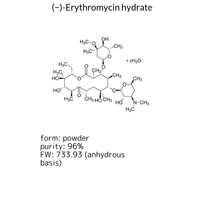 (?)-Erythromycin hydrate