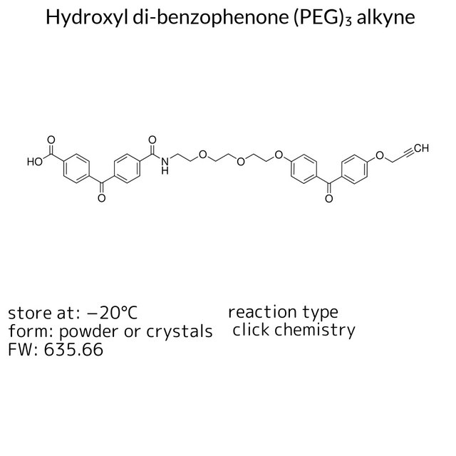 Hydroxyl di-benzophenone (PEG)? alkyne