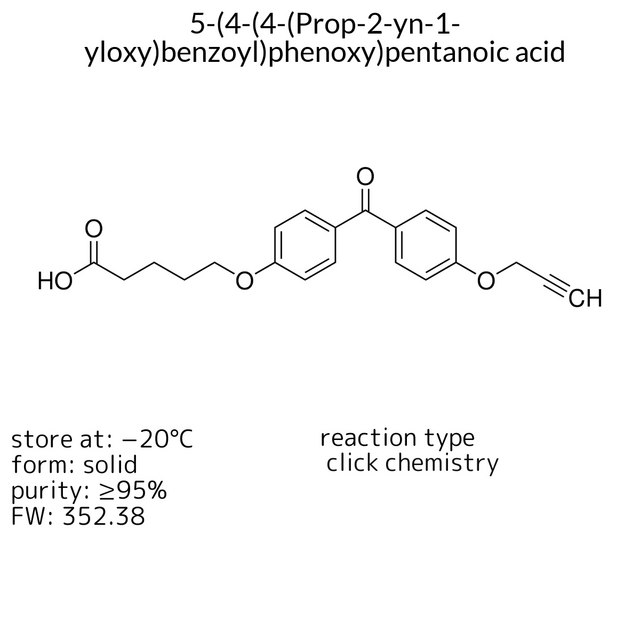 5-(4-(4-(Prop-2-yn-1-yloxy)benzoyl)phenoxy)pentanoic acid