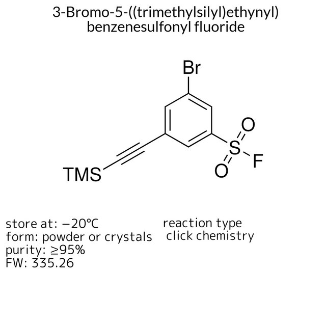 3-Bromo-5-((trimethylsilyl)ethynyl)benzenesulfonyl fluoride