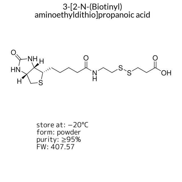 3-[2-N-(Biotinyl)aminoethyldithio]propanoic acid