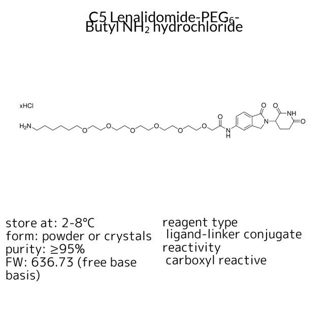 C5 Lenalidomide-PEG?-Butyl NH? hydrochloride