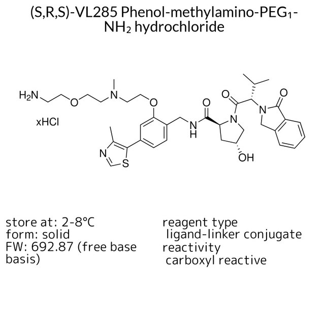 (S,R,S)-VL285 Phenol-methylamino-PEG?-NH? hydrochloride